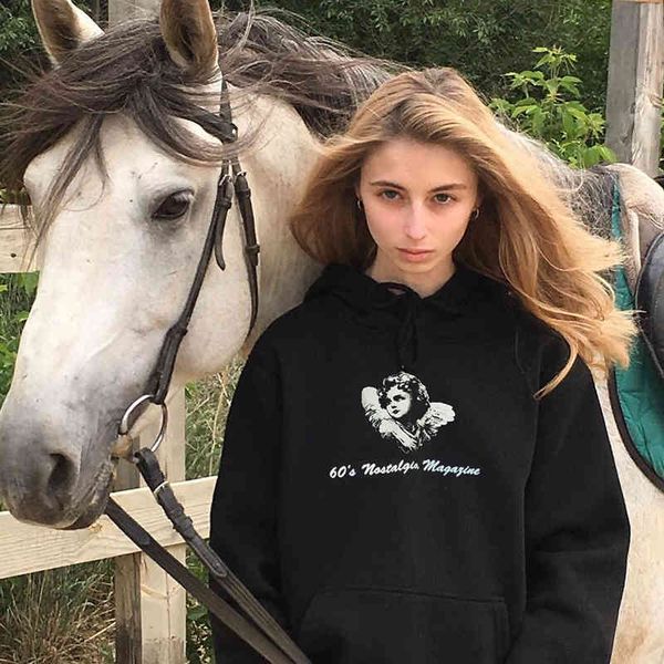 women's hoodis & swatshirts familiar suétr stampado d anjo prto rtrô amricano fminino solto primavra outono maré com capuz ns ruas urop, Black
women's hoodis & swatshirts familiar suétr stampado d anjo prto rtrô amricano fminino solto primavra outono maré com capuz ns ruas urop, Black