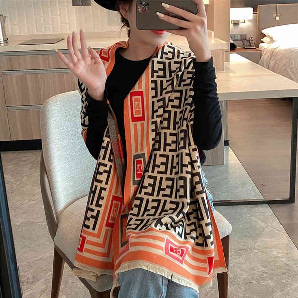 the new design scarf 2021 korean autumn winter letter warm scarf dual-purpose air conditioning shawl double-sided thickened student bib, Blue;gray
the new design scarf 2021 korean autumn winter letter warm scarf dual-purpose air conditioning shawl double-sided thickened student bib, Blue;gray