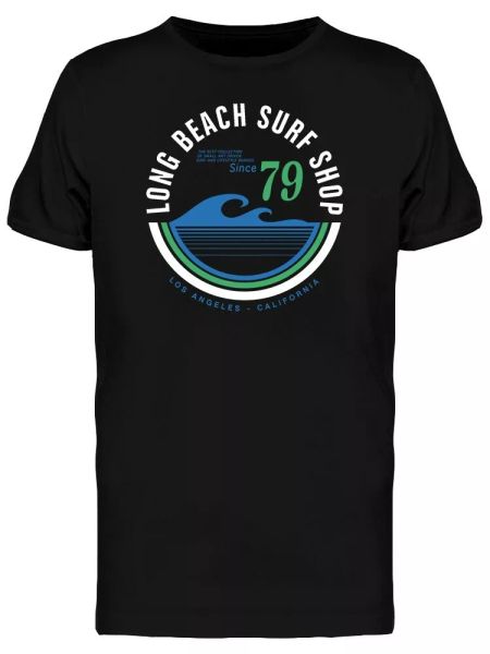 Long Beach Surf Shop Graphic Men's Tee -Image by Shutterstock, White;black
Long Beach Surf Shop Graphic Men's Tee -Image by Shutterstock, White;black