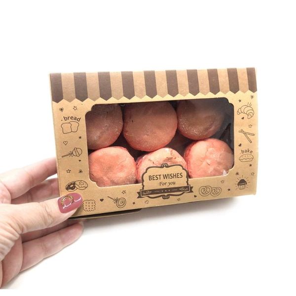 gift wrap european kraft paper box pvc window cookies packaging large cakes candy wholesale
gift wrap european kraft paper box pvc window cookies packaging large cakes candy wholesale