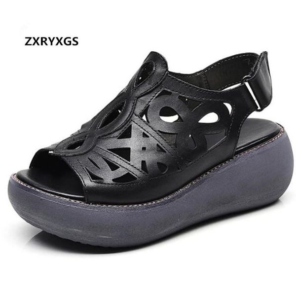 dress shoes zxryxgs retro thick-soled wedges sandals women 2021 -selling est hollow genuine leather summer, Black
dress shoes zxryxgs retro thick-soled wedges sandals women 2021 -selling est hollow genuine leather summer, Black