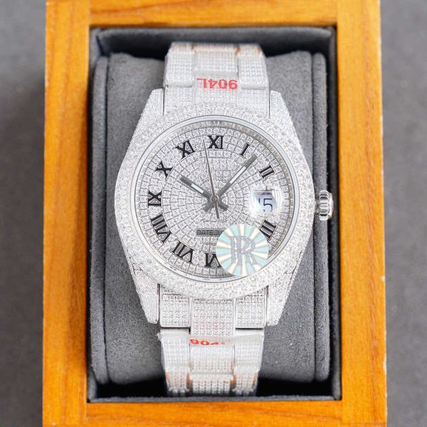 watches full diamond mens watch 40mm automatic mechanical diamonds bezel strap fashion business wristwatch classic for men wristwatches gift, Slivery;brown
watches full diamond mens watch 40mm automatic mechanical diamonds bezel strap fashion business wristwatch classic for men wristwatches gift, Slivery;brown