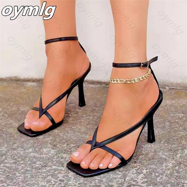summer pinch narrow band women gladiator sandal ladies square open toe ankle buckle strap woman stiletto high heels dress shoes, Black
summer pinch narrow band women gladiator sandal ladies square open toe ankle buckle strap woman stiletto high heels dress shoes, Black