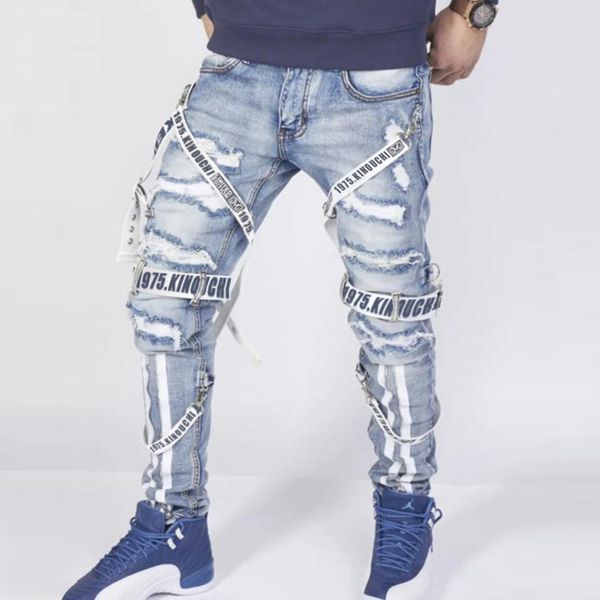 men's loose jeans, straight matching dign, tear, motorcycle, urban fashion, autumn, 2021, Blue
men's loose jeans, straight matching dign, tear, motorcycle, urban fashion, autumn, 2021, Blue