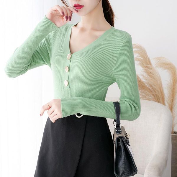 women's sweaters 2021 spring winter knitted v-neck korean sweater women long sleeve bottom pullover slim solid knitwear office lady 109, White;black
women's sweaters 2021 spring winter knitted v-neck korean sweater women long sleeve bottom pullover slim solid knitwear office lady 109, White;black