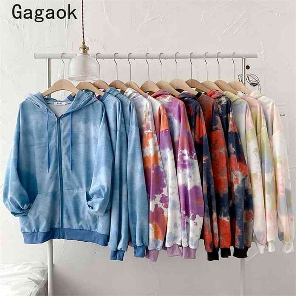 women sweatshirts spring autumn streetwear tie dye loose casual hoodies o neck harajuku fashion wild pullovers 210531, Black
women sweatshirts spring autumn streetwear tie dye loose casual hoodies o neck harajuku fashion wild pullovers 210531, Black