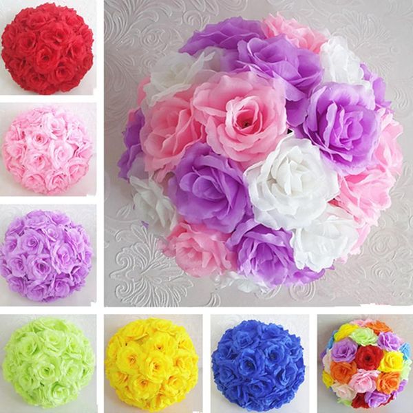 10" 25 cm elegant artificial silk rose flower ball kissing balls craft ornament for wedding party decoration supplies 16 colors decorat
10" 25 cm elegant artificial silk rose flower ball kissing balls craft ornament for wedding party decoration supplies 16 colors decorat