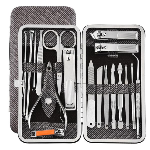 nail art kits 17 pcs/set stainless steel manicure clippers set file scissors professional multi-function hand toot care tools
nail art kits 17 pcs/set stainless steel manicure clippers set file scissors professional multi-function hand toot care tools
