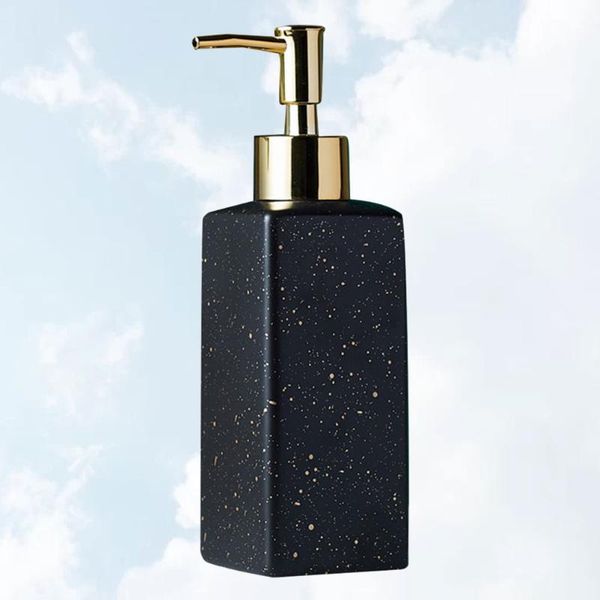 liquid soap dispenser ceramic sub empty bottle hand washing emulsion pressure storage holder (square black)
liquid soap dispenser ceramic sub empty bottle hand washing emulsion pressure storage holder (square black)