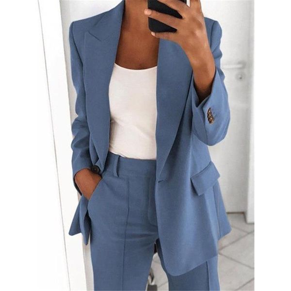 women's suits & blazers blazer women 2021 office ladies female for solid color coat autumn long sleeve and jackets femme, White;black
women's suits & blazers blazer women 2021 office ladies female for solid color coat autumn long sleeve and jackets femme, White;black