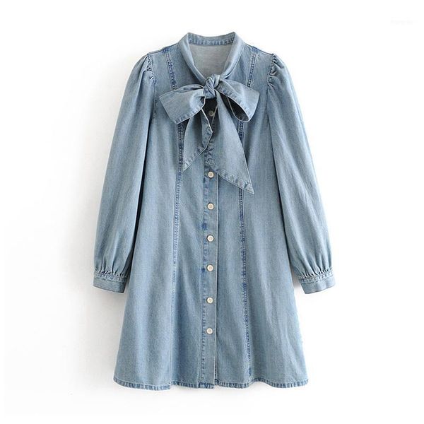 casual dresses women fashion a line denim mini dress 2021 ladies bow tie collar chic party puff long sleeve high street button up, Black;gray
casual dresses women fashion a line denim mini dress 2021 ladies bow tie collar chic party puff long sleeve high street button up, Black;gray