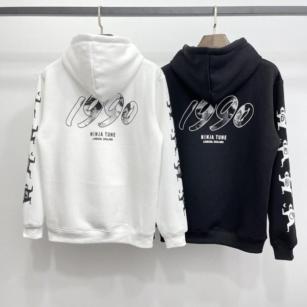 men's hoodies & sweatshirts 2021 autumn and winter hooded plus fleece sweater european american street long-sleeved pullover, Black
men's hoodies & sweatshirts 2021 autumn and winter hooded plus fleece sweater european american street long-sleeved pullover, Black