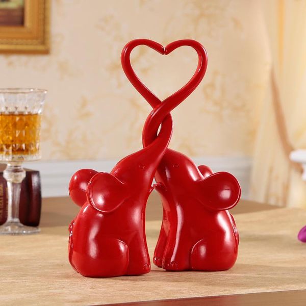 decorative objects & figurines elephant couple sculpture heart-shaped polyresin lovers statue craftworks embellishment for wedding souvenir
decorative objects & figurines elephant couple sculpture heart-shaped polyresin lovers statue craftworks embellishment for wedding souvenir