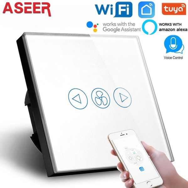 smart home control aseer,eu type tuya life wifi ceiling fan switch phone app remote/timer compatible alexa & google assistant
smart home control aseer,eu type tuya life wifi ceiling fan switch phone app remote/timer compatible alexa & google assistant