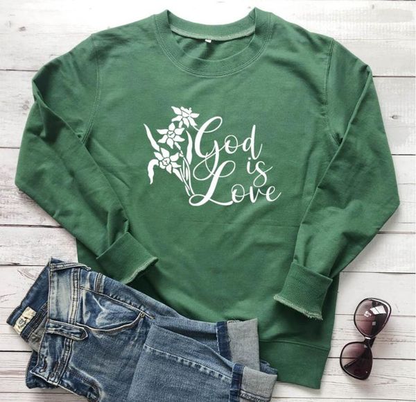 god is love flowers sweatshirt women fashion cotton casual funny slogan graphic young hipster tumblr pullovers gift women's hoodies &, Black
god is love flowers sweatshirt women fashion cotton casual funny slogan graphic young hipster tumblr pullovers gift women's hoodies &, Black