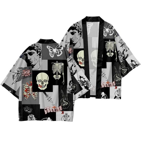 ethnic clothing men fashion skull pring cardigan harajuku thin robe clothes japanese style casual kimono and pant suit streetwear, Red
ethnic clothing men fashion skull pring cardigan harajuku thin robe clothes japanese style casual kimono and pant suit streetwear, Red