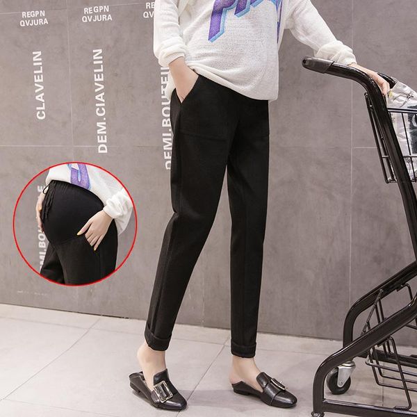 1091# 2021 spring thin maternity pants elastic waist belly straight clothes for pregnant women pregnancy harem trousers bottoms, White
1091# 2021 spring thin maternity pants elastic waist belly straight clothes for pregnant women pregnancy harem trousers bottoms, White