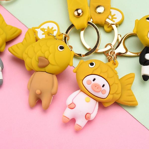 keychains cute creative doll cat eel roast anime pig panda dog key chain couple gift ring bag pendant, Silver
keychains cute creative doll cat eel roast anime pig panda dog key chain couple gift ring bag pendant, Silver