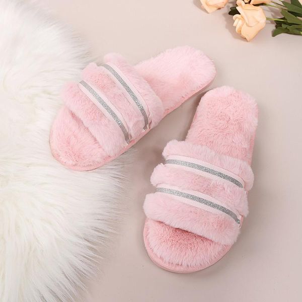slippers winter keep warm women 2021 fashion rhinestone indoor comfortable soft slides thick flats slip house shoes, Black
slippers winter keep warm women 2021 fashion rhinestone indoor comfortable soft slides thick flats slip house shoes, Black