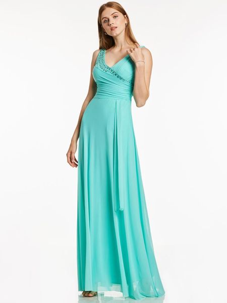 party dresses dressv v neck long evening dress mint beaded pleats sleeveless a line floor length zipper up formal, White;black
party dresses dressv v neck long evening dress mint beaded pleats sleeveless a line floor length zipper up formal, White;black