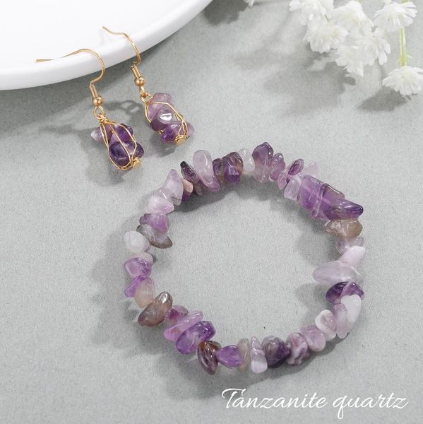 earrings & necklace natural raw tanzanite bracelet nugget for her,tanzanite chunk crystal jewelry sets bridesmaid gifts, Silver
earrings & necklace natural raw tanzanite bracelet nugget for her,tanzanite chunk crystal jewelry sets bridesmaid gifts, Silver