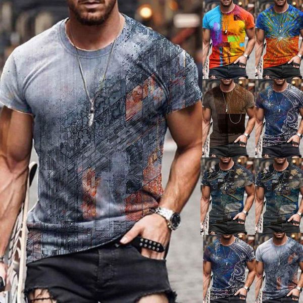 men's t-shirts summer fashion casual t-shirt printed short sleeve round neck plus size comfortable loose clothes blouse, White;black
men's t-shirts summer fashion casual t-shirt printed short sleeve round neck plus size comfortable loose clothes blouse, White;black