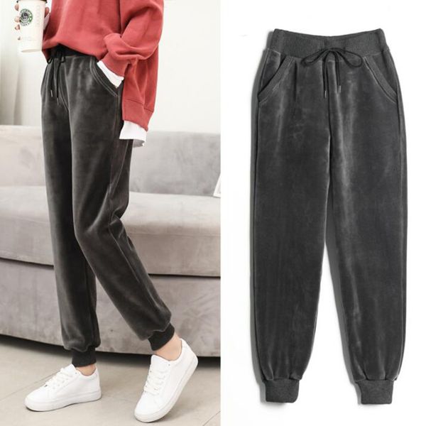 pant winter gold pants women plus veet thicken casual harem elastic waist long trousers womens loose sweatpants, Black;white
pant winter gold pants women plus veet thicken casual harem elastic waist long trousers womens loose sweatpants, Black;white