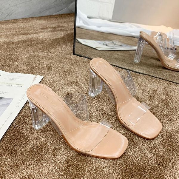 transparent sandals women high heels summer shoes 2021 soft slip on slippers open toes, Black
transparent sandals women high heels summer shoes 2021 soft slip on slippers open toes, Black