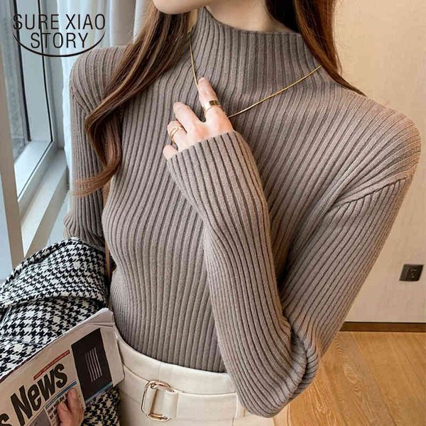 autumn winter women turtleneck pullovers solid casual woman sweaters long sleeve slim jumper knitted sweater 12122 210415, White;black
autumn winter women turtleneck pullovers solid casual woman sweaters long sleeve slim jumper knitted sweater 12122 210415, White;black