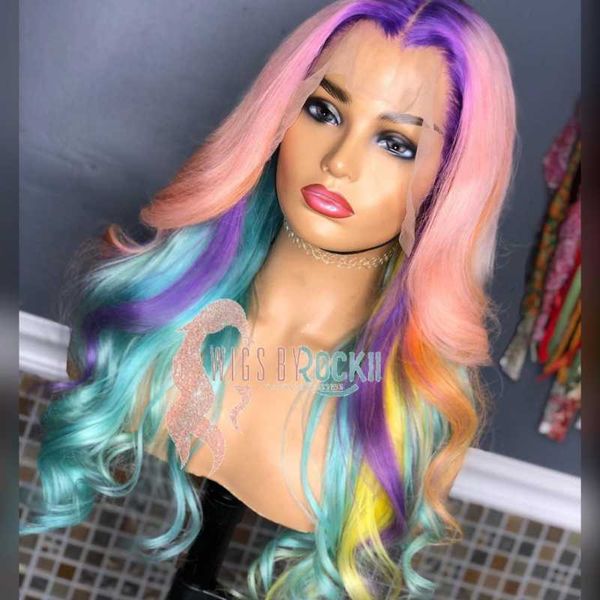 lace wigs sapphire rainbow ombre t part human hair pre plucked front brazilian body wave pink colored wig, Black;brown
lace wigs sapphire rainbow ombre t part human hair pre plucked front brazilian body wave pink colored wig, Black;brown