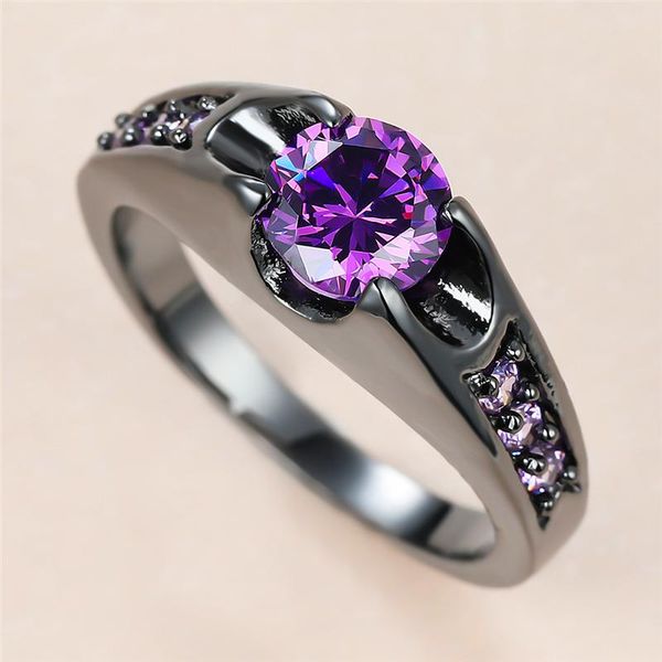 charming purple crystal round stone ring vintage fashion black gold birthstone rings for women wedding jewelry engagement, Slivery;golden
charming purple crystal round stone ring vintage fashion black gold birthstone rings for women wedding jewelry engagement, Slivery;golden