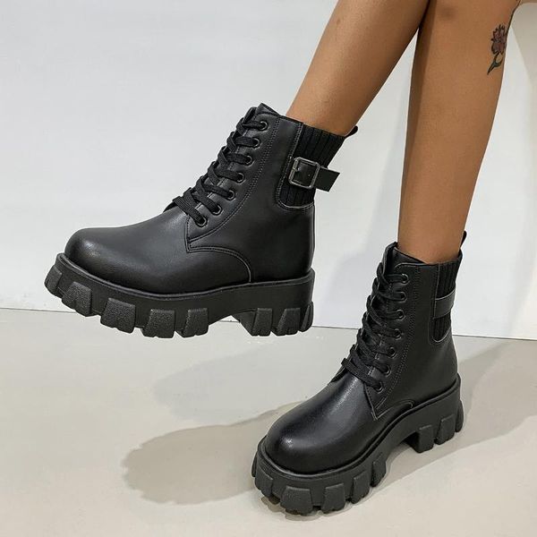 boots 2021 fashion winter women warmth platform ankle casual booties round toe women's shoes botas mujer, Black
boots 2021 fashion winter women warmth platform ankle casual booties round toe women's shoes botas mujer, Black