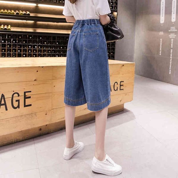 women's shorts casual streetwear wide leg denim skirt women loose straight high waist short feminino plus size midi ladies jeans t, White;black
women's shorts casual streetwear wide leg denim skirt women loose straight high waist short feminino plus size midi ladies jeans t, White;black