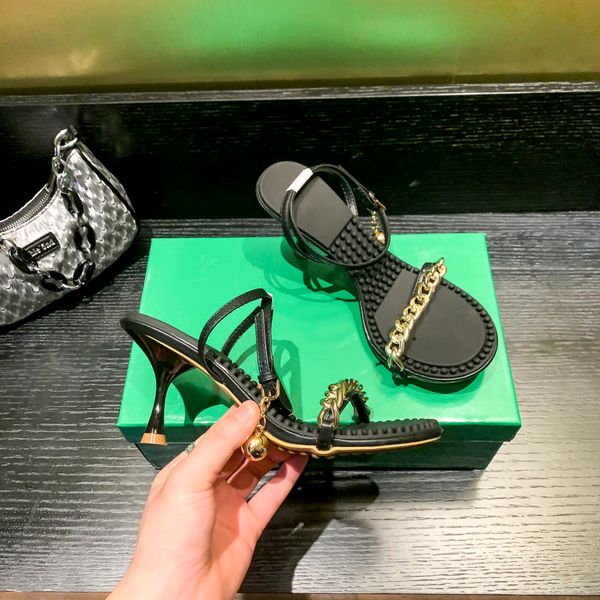 fashion summer 9cm heel leather peas sandals 2022 women dot sandal beach slippers luxury brand ladies office party dress shoes size 35-40, Black
fashion summer 9cm heel leather peas sandals 2022 women dot sandal beach slippers luxury brand ladies office party dress shoes size 35-40, Black