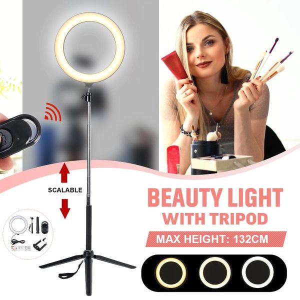 po ringlight led selfie ring light remote control lamp pography lighting fill with tripod holder flash heads
po ringlight led selfie ring light remote control lamp pography lighting fill with tripod holder flash heads