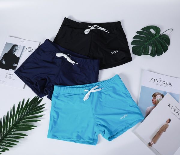 men's own ycfy solid color breathable quick drying swimming trunks with cup bubble better spring pants, White;black
men's own ycfy solid color breathable quick drying swimming trunks with cup bubble better spring pants, White;black