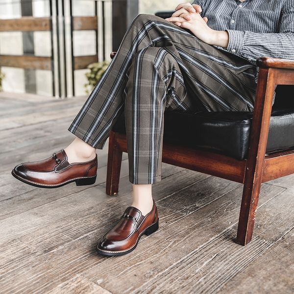 busins drs men's leather shoes one foot, summer lefu casual cover feet brown derby, Black
busins drs men's leather shoes one foot, summer lefu casual cover feet brown derby, Black