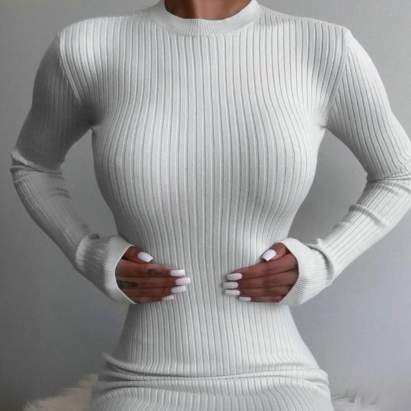casual dresses solid color white ol office female dress knitted women midi long sleeve stand collar backless lady bodycon d30, Black;gray
casual dresses solid color white ol office female dress knitted women midi long sleeve stand collar backless lady bodycon d30, Black;gray