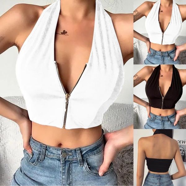 women's t-shirt zipper tanks crop white women v-neck fashion slim short sleeve elastic ribbed casual basic ladies sexy
women's t-shirt zipper tanks crop white women v-neck fashion slim short sleeve elastic ribbed casual basic ladies sexy