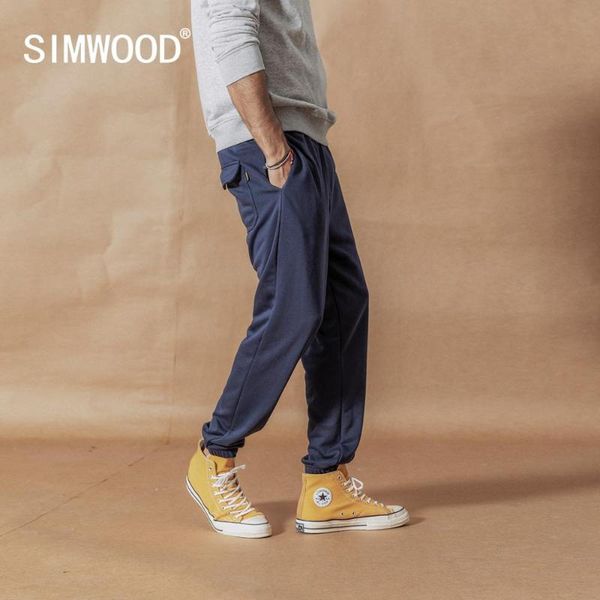 men's pants simwood track men loose casual fashion sweatpants jogger texture ankle-length trousers si980559, Black
men's pants simwood track men loose casual fashion sweatpants jogger texture ankle-length trousers si980559, Black