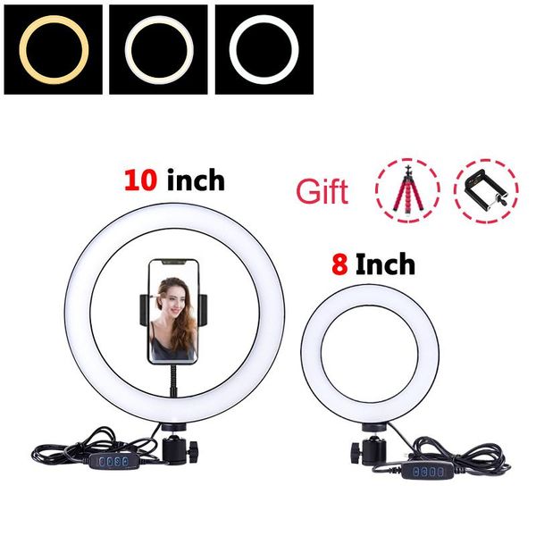 8/10 inch led selfie ring light with tripod usb lamp pography for youtube live stream flash heads
8/10 inch led selfie ring light with tripod usb lamp pography for youtube live stream flash heads