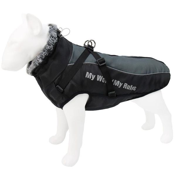 pet dog coat jacket soft reflective waterproof outdoor puppy outerwear adjustable traction buckle clothes for large pets(xl-6xl) apparel
pet dog coat jacket soft reflective waterproof outdoor puppy outerwear adjustable traction buckle clothes for large pets(xl-6xl) apparel