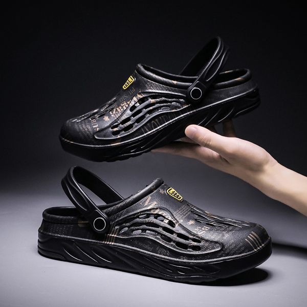 couple slippers women summer outdoor beach shoes fashion slip on garden clogs casual shower water mules quick-drying sandals, Black
couple slippers women summer outdoor beach shoes fashion slip on garden clogs casual shower water mules quick-drying sandals, Black