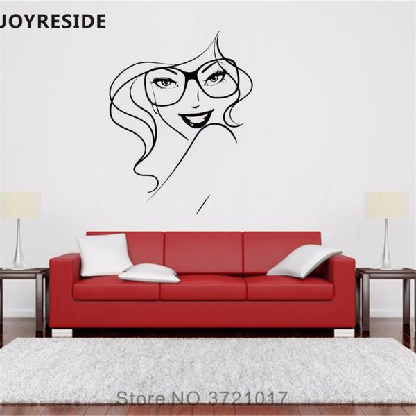 wall stickers joyreside salon girl decal with glasses sticker fashion home livingroom decor interior designed a723
wall stickers joyreside salon girl decal with glasses sticker fashion home livingroom decor interior designed a723