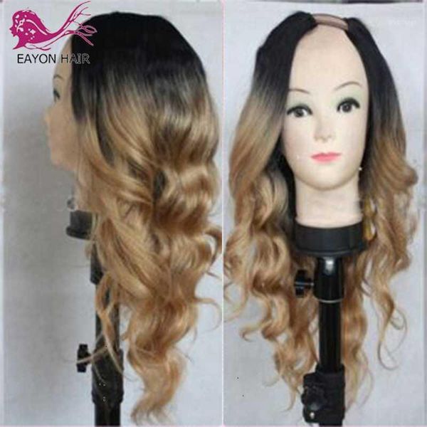 honey blond wavy ombre human hair wig middle/side part remy wave u wigs black dark roots 1b#/271, Black;brown
honey blond wavy ombre human hair wig middle/side part remy wave u wigs black dark roots 1b#/271, Black;brown