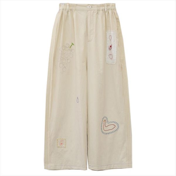 cotton straight trousers summer women pant preppy style heart shaped patch cartoon embroidery high waist pants autumn, Black;white
cotton straight trousers summer women pant preppy style heart shaped patch cartoon embroidery high waist pants autumn, Black;white