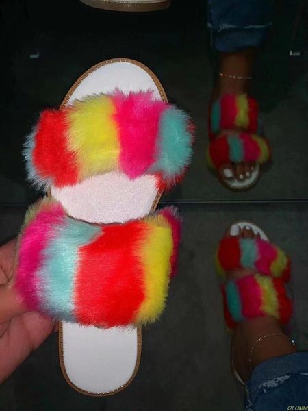 slippers manufacturers wholesale 2021 spring colorful fur comfortable wild explosion models price, Black
slippers manufacturers wholesale 2021 spring colorful fur comfortable wild explosion models price, Black