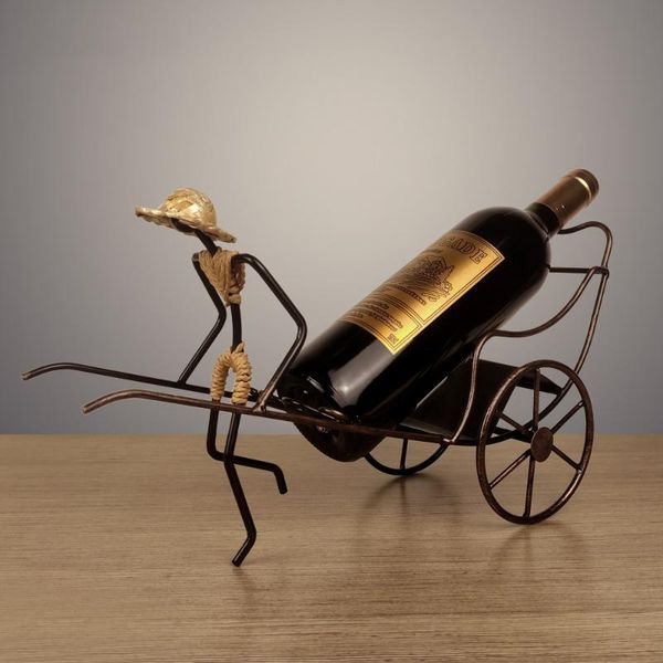 other home decor nostalgic style rickshaws wine rack retro iron art bottle holder display shelf bar deskfurnishing decoration
other home decor nostalgic style rickshaws wine rack retro iron art bottle holder display shelf bar deskfurnishing decoration