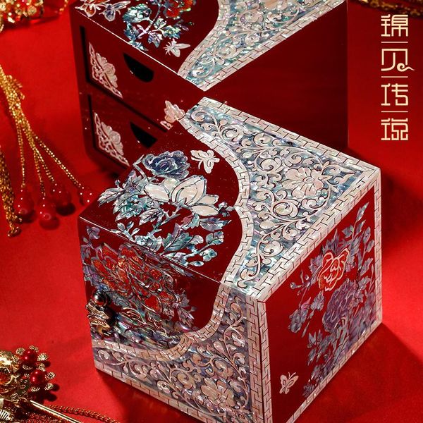 storage boxes & bins mother-of-pearl lacquer wedding gift jewelry box wooden princess european earrings necklace ornament 
storage boxes & bins mother-of-pearl lacquer wedding gift jewelry box wooden princess european earrings necklace ornament