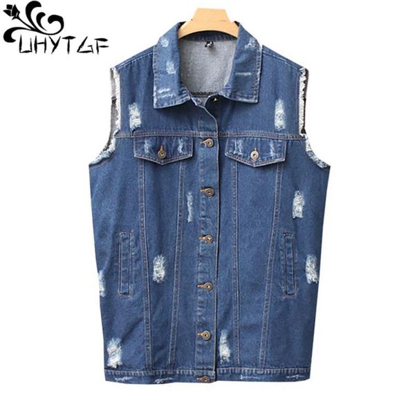 women's vests uhytgf 5xl oversized jeans vest for women fashion hole sleeveless spring autumn waistcoat solid color wild denim coats 49, Black;white
women's vests uhytgf 5xl oversized jeans vest for women fashion hole sleeveless spring autumn waistcoat solid color wild denim coats 49, Black;white